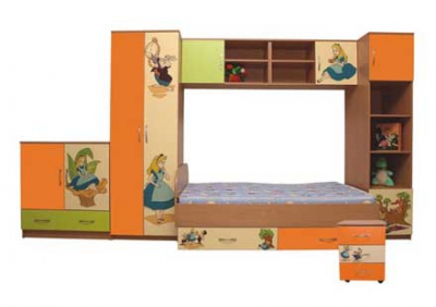 Детская мебель с рисунками на ЛДСП